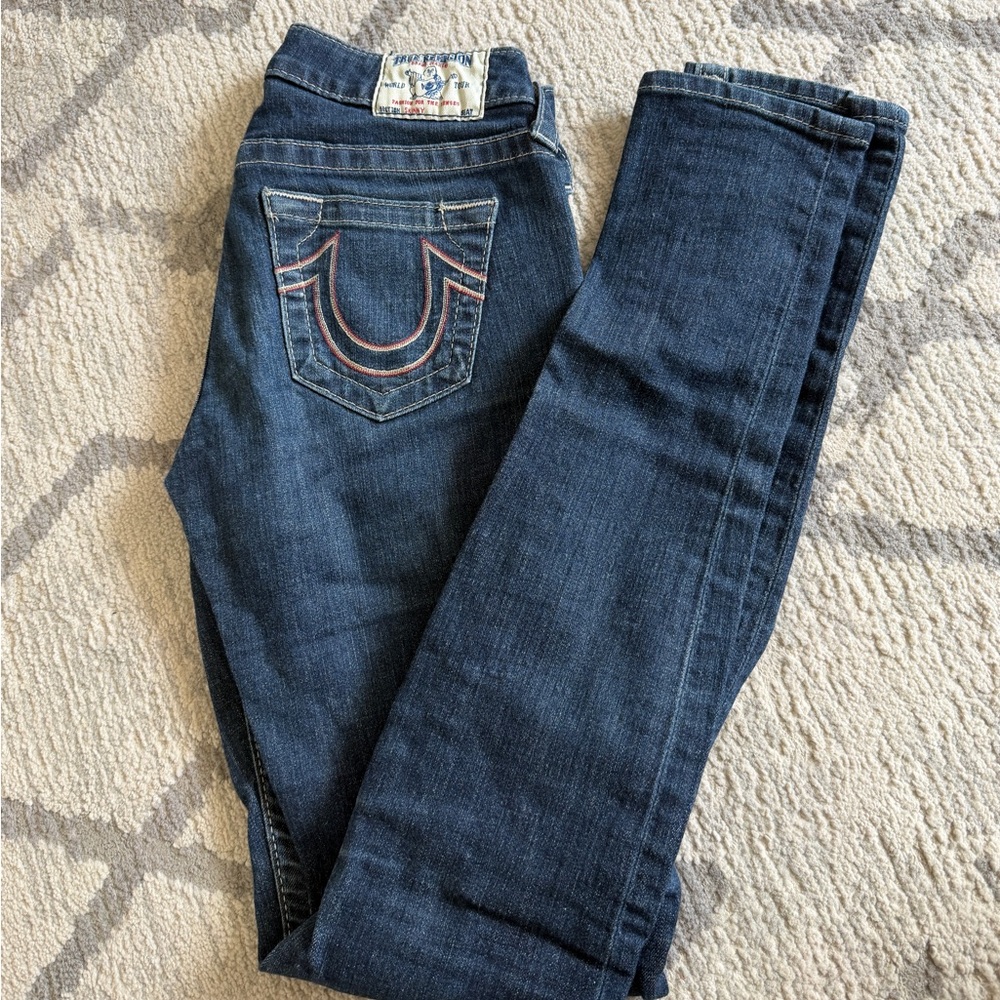 True Religion Jeans - Black, White, Dark Blue, Medium Blue - Picture 6 of 6